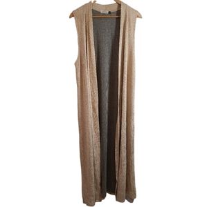 Louella By Ibtihaj Muhammad Sleeveless Open Front Cardigan